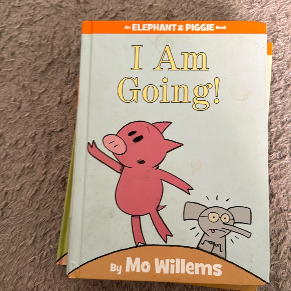 An elephant and piggy books